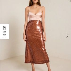 A.L.C Gisele Sequin Midi Dress